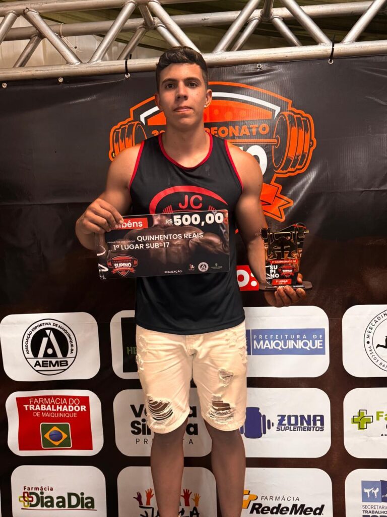 ESPORTES – Jovem atleta promissor de Livramento conquista troféus no Supino