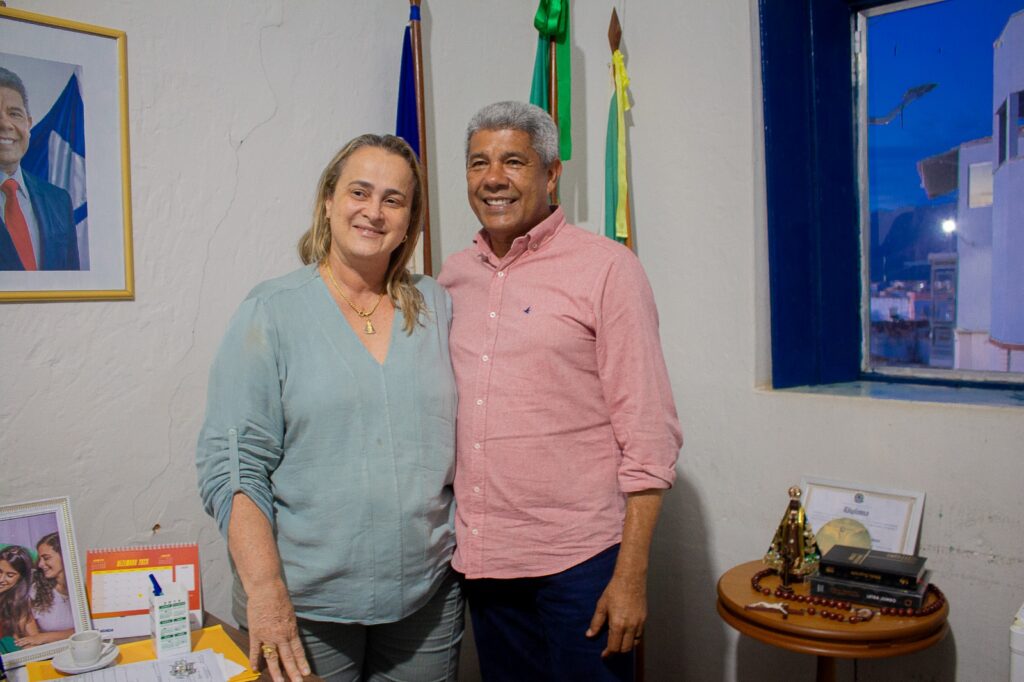 Prefeita Joanina Sampaio recebe visita do Governador Jerônimo Rodrigues em Livramento de Nossa Senhora