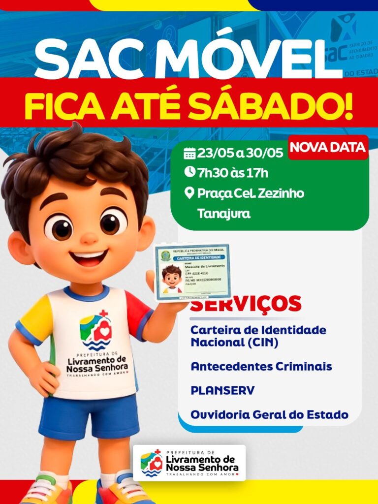 O SAC Móvel continua em Livramento!