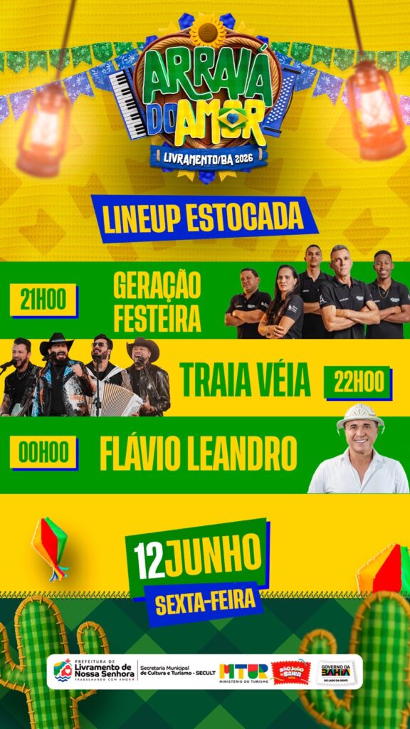 É HOJE! Dia dos Namorados é no Arraiá do Amor!