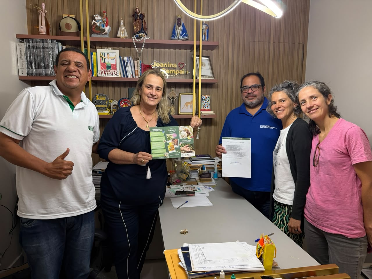 Prefeitura de Livramento firma parceria com projeto internacional de proteção aos polinizadores