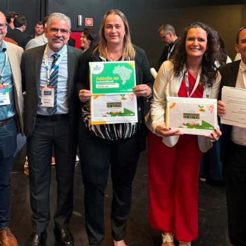 Prefeita Joanina Sampaio participou de ato em Brasília e garante adesão de Livramento ao Contrata+Brasil