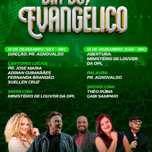 Livramento – Cidade celebrará pela primeira vez o Dia do Evangélico com grande festa