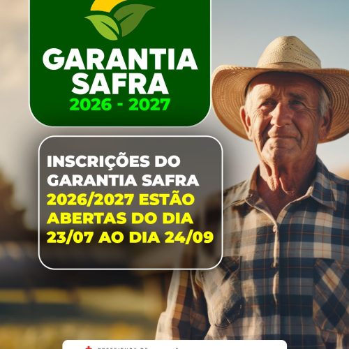 Prefeitura de Livramento abre inscrições para o Garantia Safra 2026/2027