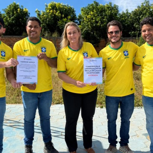 Prefeita Joanina Sampaio autoriza construção da Praça da Lagoa no bairro Estocada