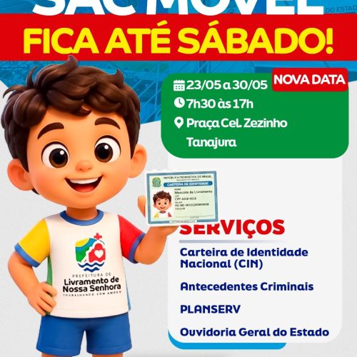 O SAC Móvel continua em Livramento!