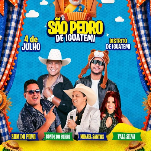 É hoje! – Iguatemi festeja São Pedro e deve atrair grandioso público regional